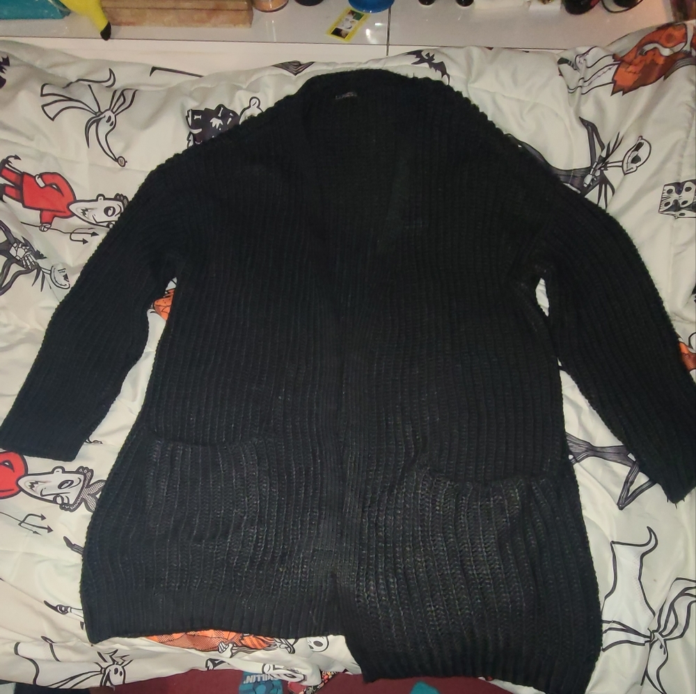 Oversized cardigan sweater